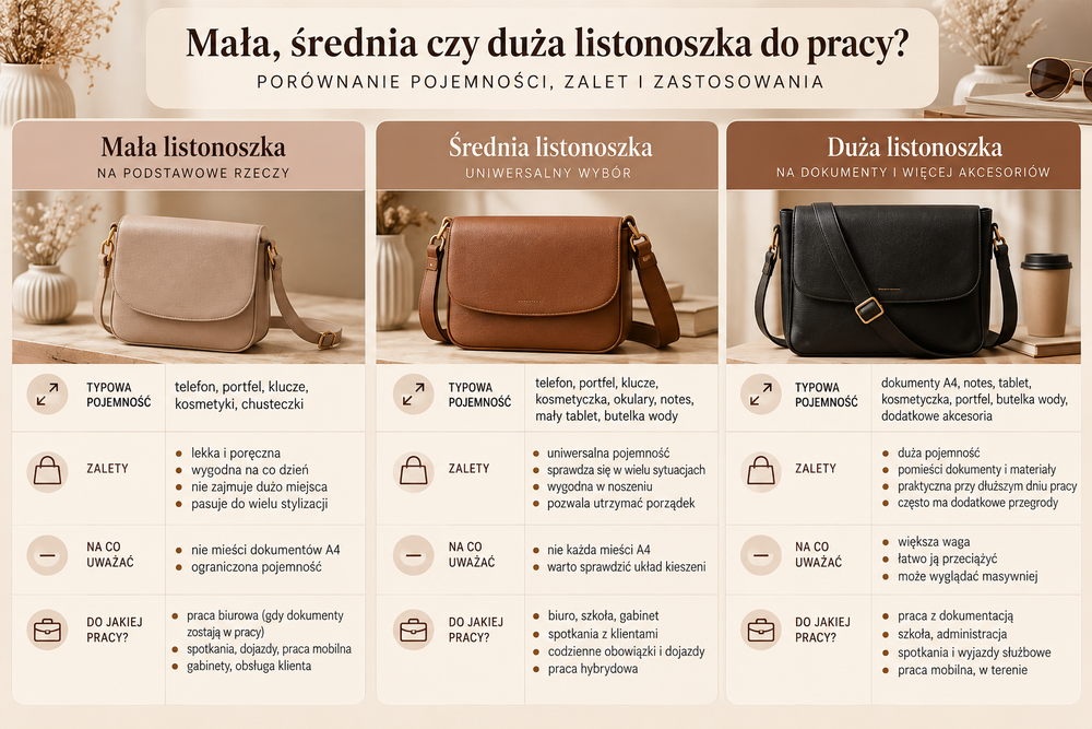mala srednia czy duza listonoszka